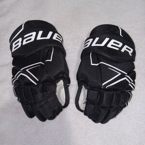 Bauer Hockey Gloves Youth Size 11” BLK Free Flex Thumb NSX S18 Jr